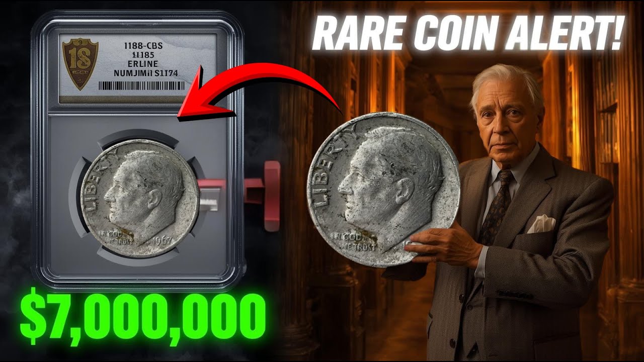 Две самые плохо сохранившиеся десятицентовые монеты Рузвельта, приносящие огромные деньги 💰 Скрыт...