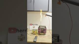 High Voltage Transformer Ballasted Arcs Electrical Short Circuit