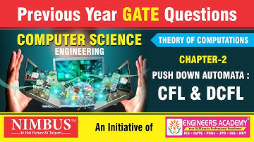 Previous Year GATE Questions | Computer Science Engineering | Theory of Computations | Qn- 24 | Ch-2