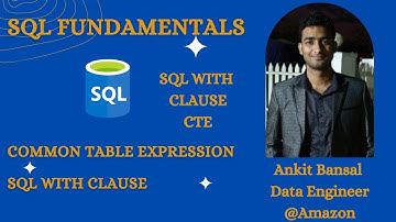 How to Write SQL with CTE | SQL With Clause | Common Table Expression
