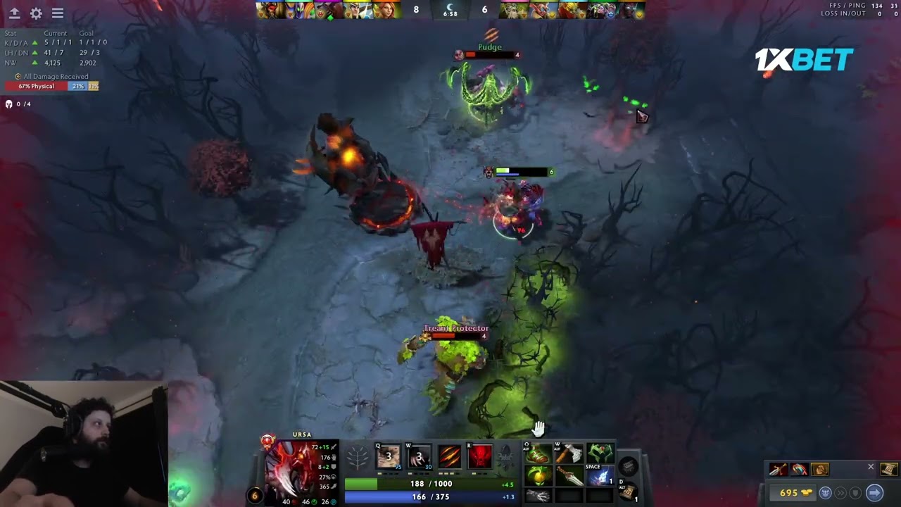 story of pudge vs ursa