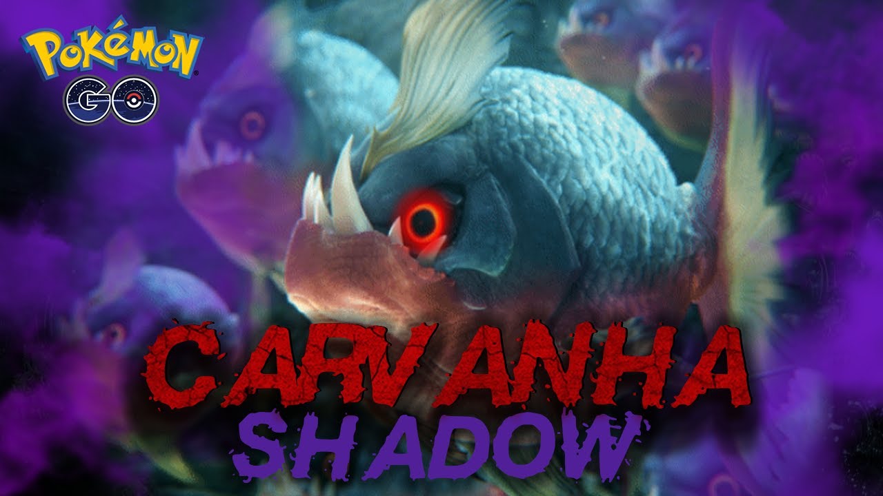 CARVANHA SHADOW SÓ NA MORDIDA - POKÉMON GO PVP