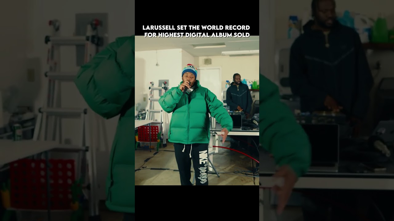 LaRussell set the world record for highest digital album sold
