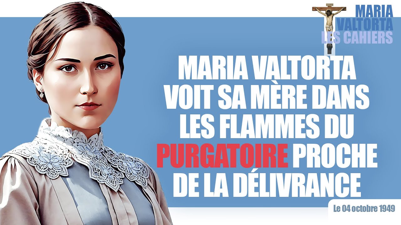 𝟒 𝐨𝐜𝐭𝐨𝐛𝐫𝐞 𝟏𝟗𝟒𝟗 : 𝐌𝐚𝐫𝐢𝐚 𝐕𝐚𝐥𝐭𝐨𝐫𝐭𝐚 𝐯𝐨𝐢𝐭 𝐬𝐚 𝐦𝐞𝐫𝐞 𝐝𝐚𝐧𝐬 𝐥𝐞𝐬 𝐟𝐥𝐚𝐦𝐦𝐞𝐬 𝐝𝐮 𝐩𝐮𝐫𝐠𝐚𝐭𝐨𝐢𝐫𝐞, 𝐩𝐫𝐨𝐜𝐡𝐞 𝐝𝐞 𝐥𝐚 𝐝𝐞𝐥𝐢𝐯𝐫𝐚𝐧𝐜𝐞