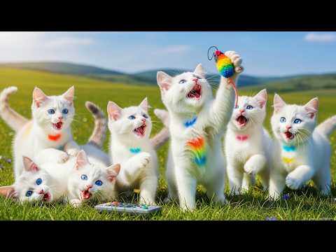 Cat Music for Rest and Sleep - Healing music + purr calms the cat's mind and provides comfort