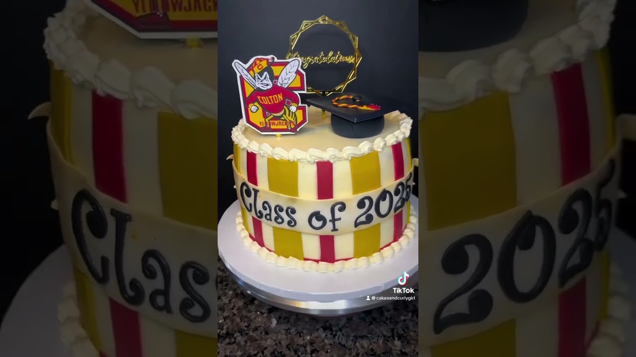 Colton High School Graduation Cake
