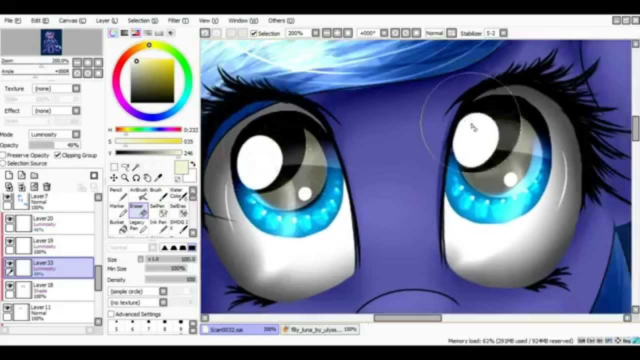 [SpeedPaint] Маленькая Луна