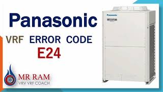 PANASONIC VRF ERROR CODE E24 [ ENGLISH ]