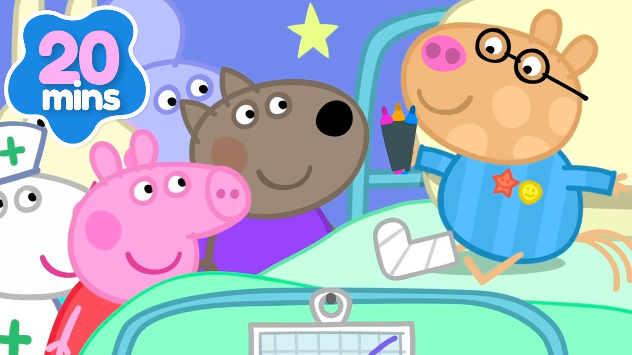 Peppa Pig's Boo Boo Hospital Trip | Story for Kids | Kids Cartoons | Peppa Pig Videos