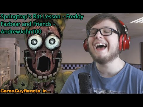 (TOM AND JERRY EPISODE) Springtrap's Rat Lesson - Freddy Fazbear and Friends - GoronGuyReacts