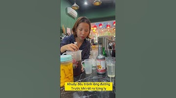 Pha Trà Đào kinh doanh ngon như Phúc Long để được lâu nhưng nước vẫn trong không bị oxi hoá #tradao