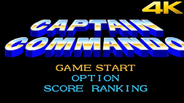 CAPTAIN COMMANDO Gameplay (4K60FPS) - No Commentary