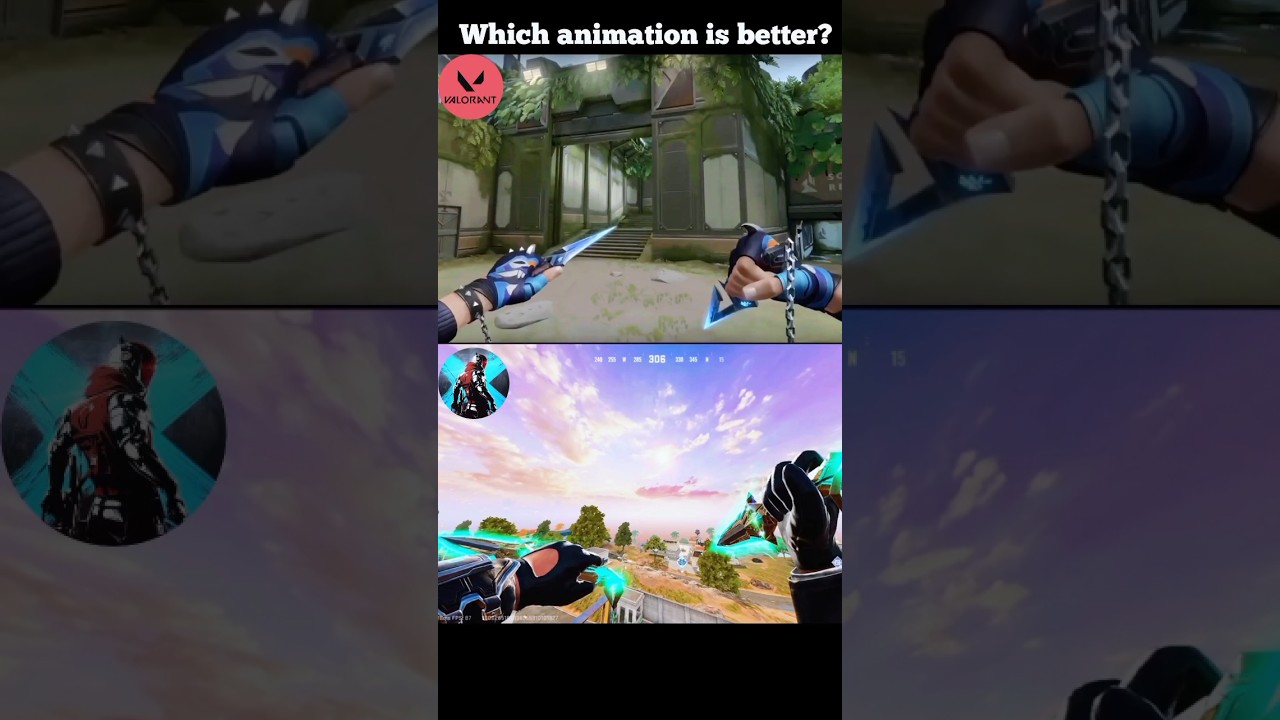 Blood strike vs Valorant Melee Skin Comparison 