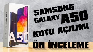 Samsung Galaxy A50 Kutu Açılımı | İlk Kurulum Resimi