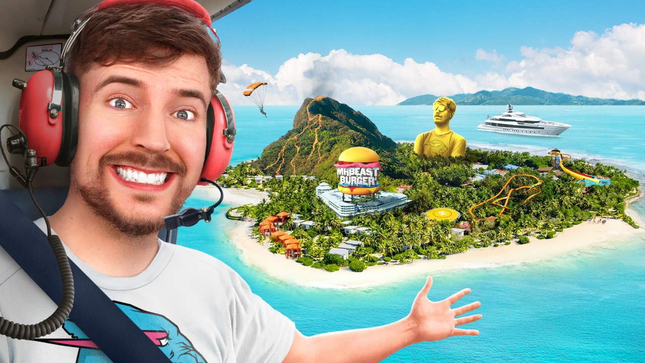 ⁣I Gave My 100,000,000th Subscriber An Island