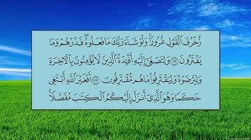 سورة الأنعام (الآية 104 ~ الآية 119) - بندر بن عبدالعزيز بليلة