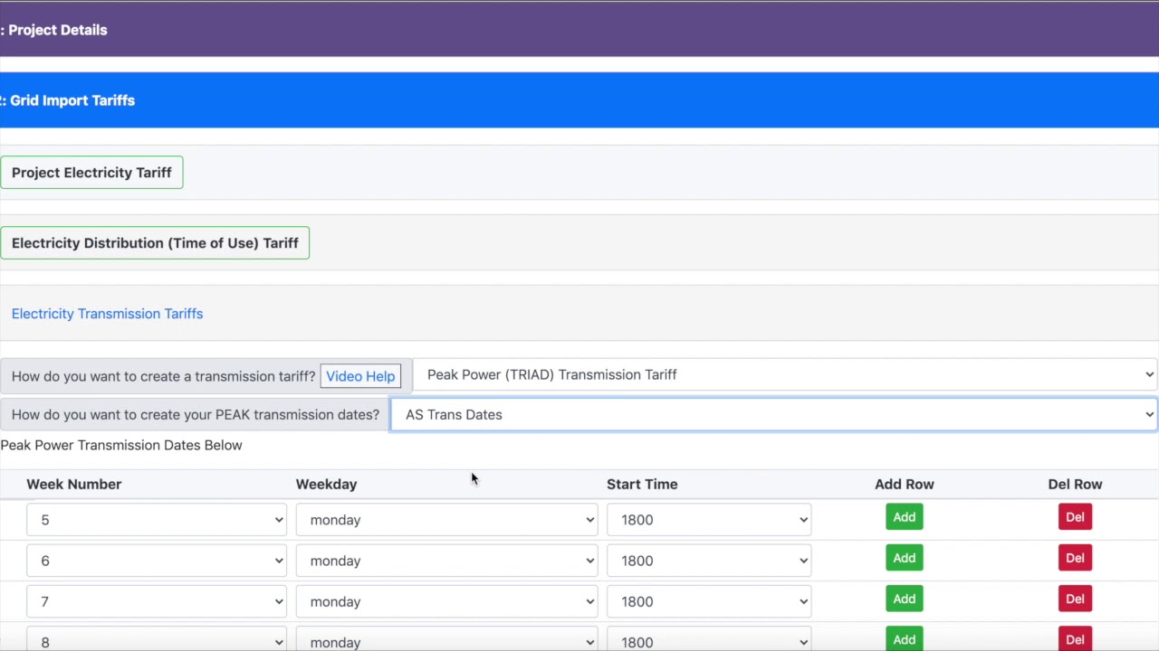 GridMAP - Building Transmission Tariffs