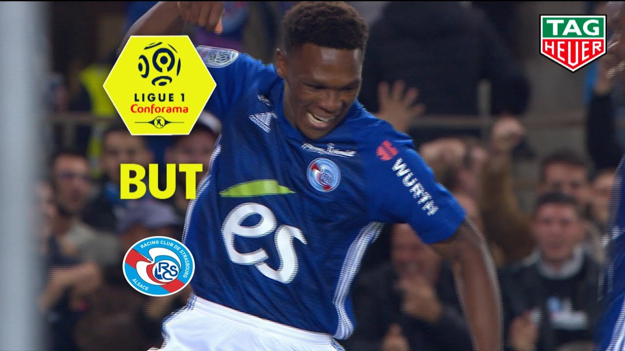 But Lebo MOTHIBA (84') / RC Strasbourg Alsace - AS Monaco (2-1)  (RCSA-ASM)/ 2018-19