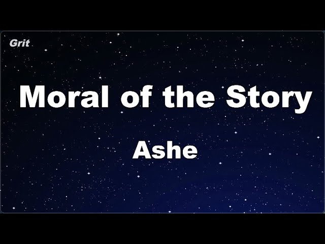 Karaoke♬ Moral of the Story - Ashe 【No Guide Melody】 Instrumental