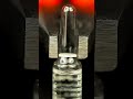 A close-up shot of a little bottle breaking, shattering with crisp, clean cracks. #asmr #satisfying