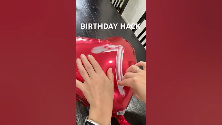 Best birthday decorations hack #amandasmarthacks #homehack #decorationstips #birtdayhack#momhack