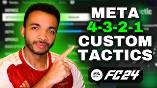 META 4321 FORMATION CUSTOM TACTICS 🔥 | FC 24 ULTIMATE TEAM