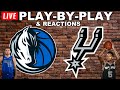 Mavericks vs Spurs Live Play-By-Play & Reactions