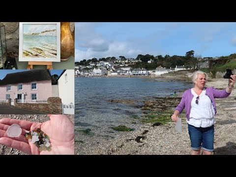 Inspired by St Mawes, Cornwall - The perfect composition and a Sea glass and watercolour Project