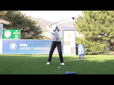여성 최초 유러피언투어에서 우승한 린 그랜트의 슈퍼슬로모션 드라이버 샷