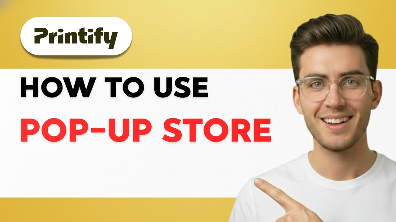 How to Use Printify Pop-Up Store [2026 Full Guide] - YouTube