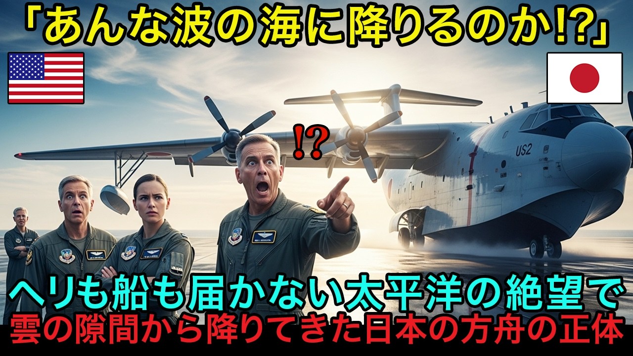 【真実日本】 ヘリも船も届かない1,200km先の太平洋で死を覚悟した2人を救った