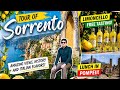 Tour of Sorrento Town, Visit to Limoncello Showroom and Lunch in Pompeii