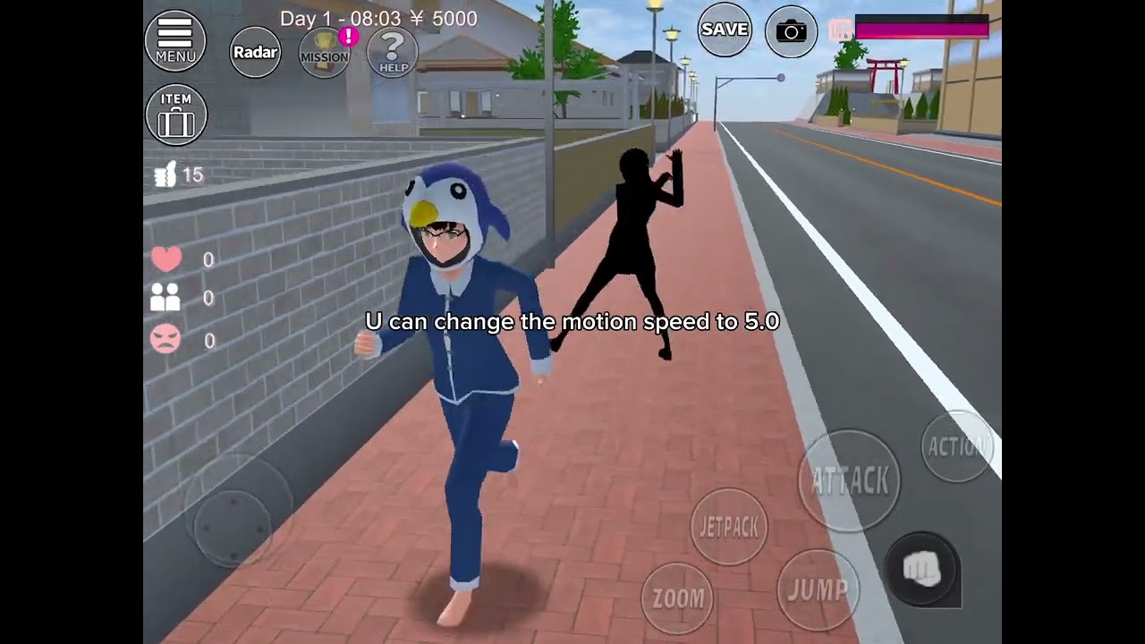 tutorial how to get those black figures on Sakura school simulator! 