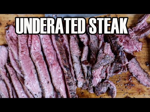 How to cook a skirt steak over charcoal