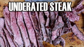 How to cook a skirt steak over charcoal