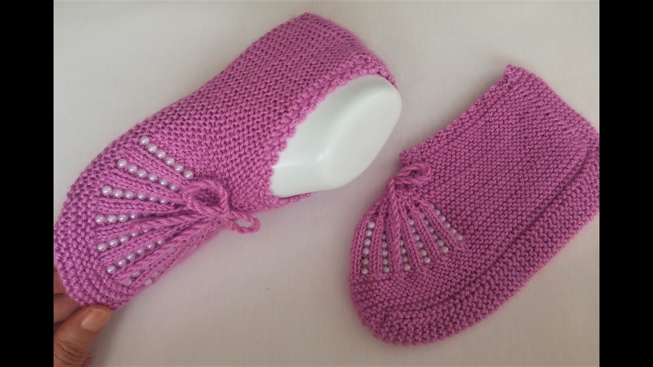 Boncuklu Patik Modeli Yapılışı