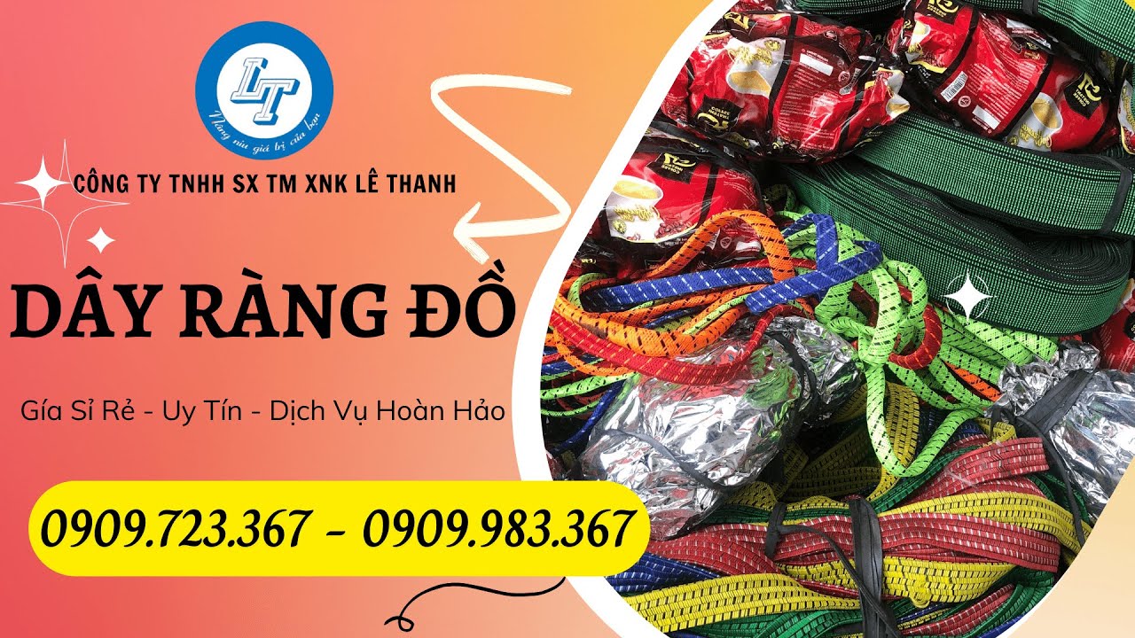 DÂY RÀNG ĐỒ, DÂY RÀNG BUỘC HÀNG GIÁ RẺ NHIỀU TRỢ GIÁ HẤP DẪN - YouTube