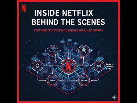 Inside Netflix: Distributed System Design Explained Simply #netflix #netflixarchitecture