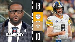 Information NFL GAMEDAY | Aaron Rodgers is still BAD MAN - Gerald McCoy on Steelers beat Saints 16-10 in Paris News