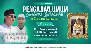 Download Lagu [LIVE] PENGAJIAN UMUM DAN GEBYAR SHOLAWAT BERSAMA KH. ZAENAL ANSORI \u0026 UST. RIDWAN ASYFI MP3