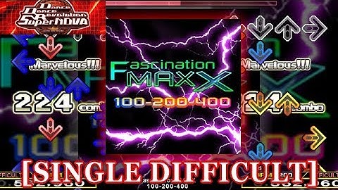 【DDR SN】 Fascination MAXX [SINGLE DIFFICULT] 譜面確認＋クラップ