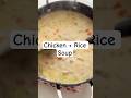 Chicken & Rice Soup