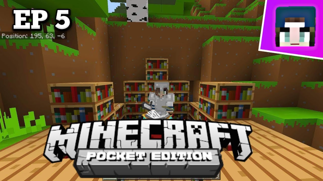 Enchantment Table- Survival Let's Play Episode 5 - Minecraft PE 1.14 (Pocket Edition) (TAGALOG