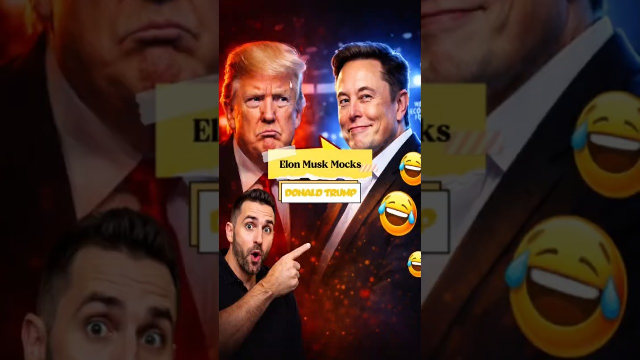 Elon Musk mocking Donald Trump on the World Economic Forum 