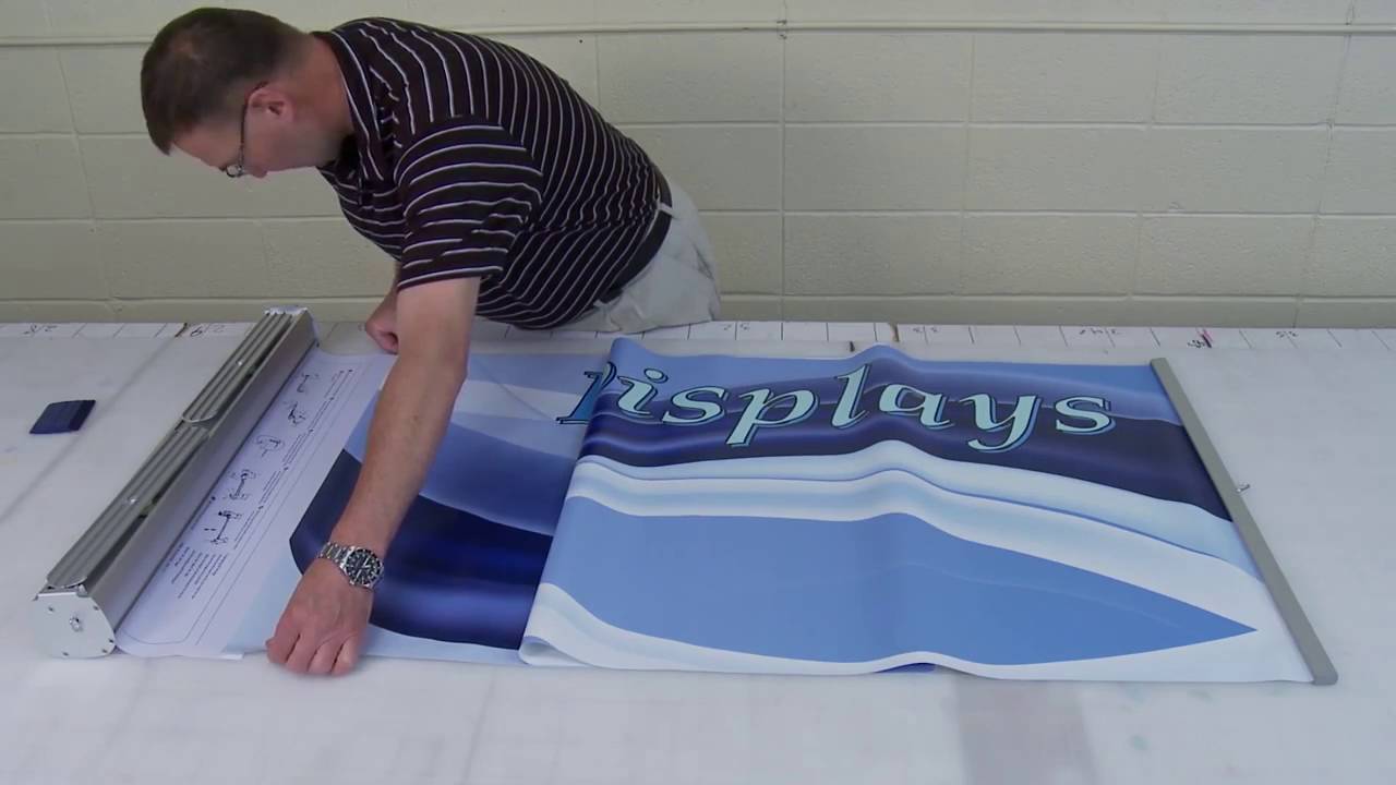 economy-retractable-banner-stand-replace-banner-print-youtube