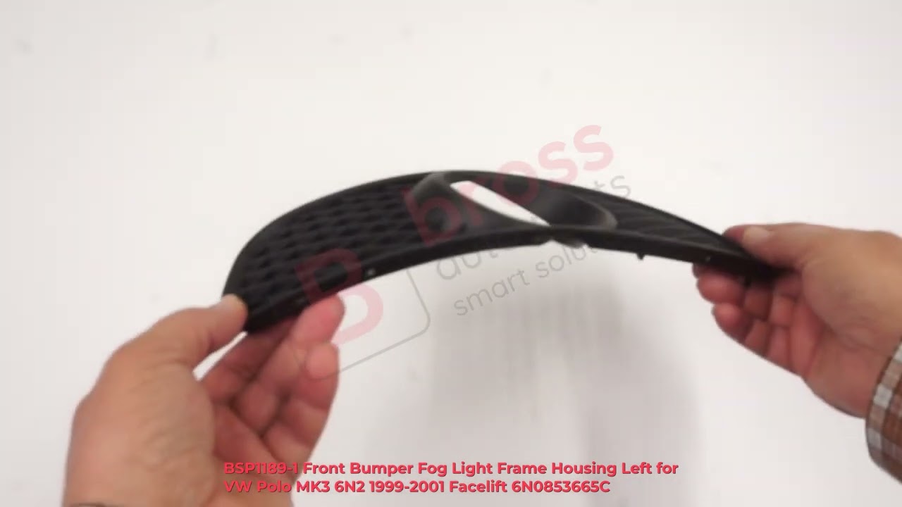 BSP1189-1 Front Bumper Fog Light Frame Housing Left for VW Polo MK3 6N2 1999-2001 Facelift