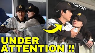 Song Joong Ki and his wife is in the spotlight after Seen watching the MLB World Tour