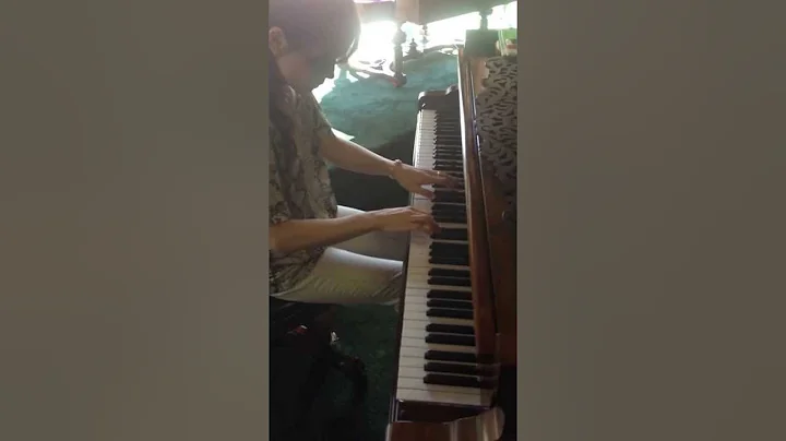 Antique Steinway Centennial Grand Piano played by ...