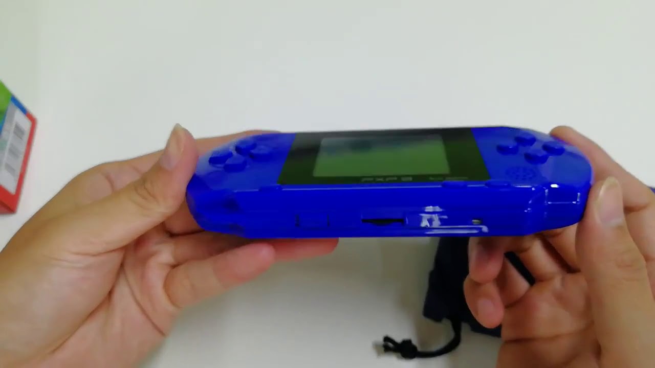 3'' Portable 16 Bit Retro Pxp3 Slim Station Video Games Player Handheld Game Console 2pcs Game Card