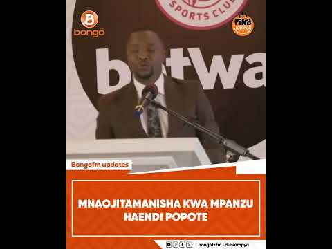 AJMED ALLY AFUNGUKA MPANZU HAENDI POPOTE WAACHE KUJITAMANISHA YUPO SANA MSIMBAZI 